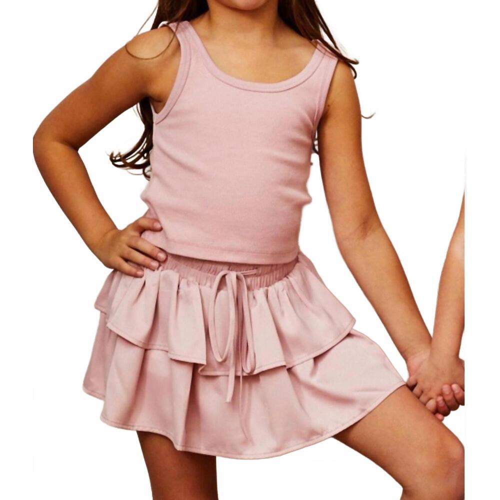 NEW THEME harlow heart cut out tank in ballet pink